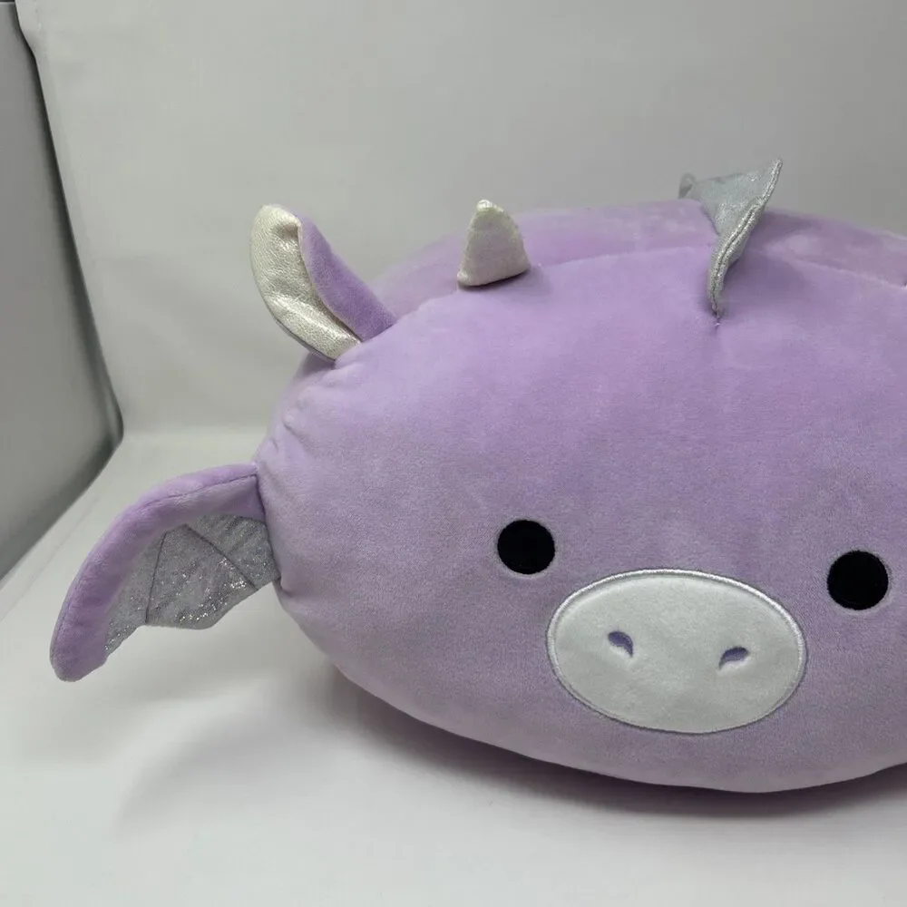 Squishmallows Kellytoy Easter Plush Dina the Purple Dragon Stackable 8